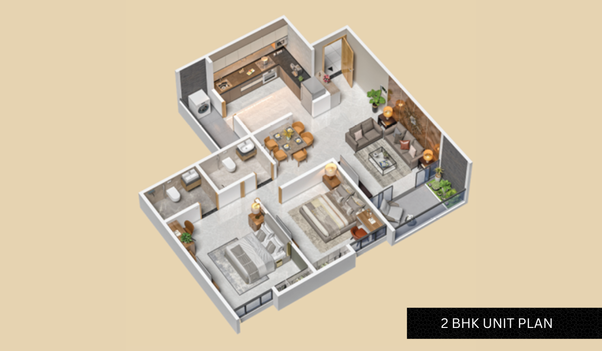 2 BHK flats in Ravet