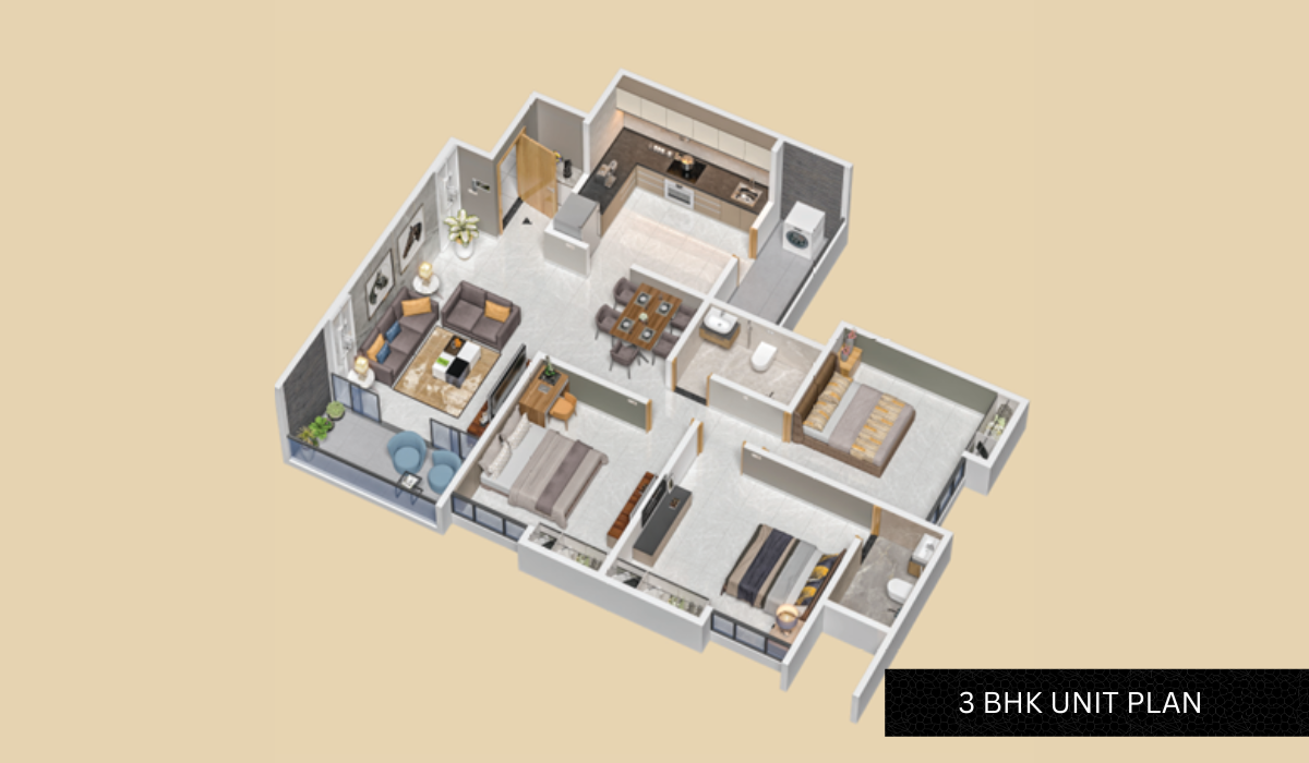 3 BHK flats in Ravet